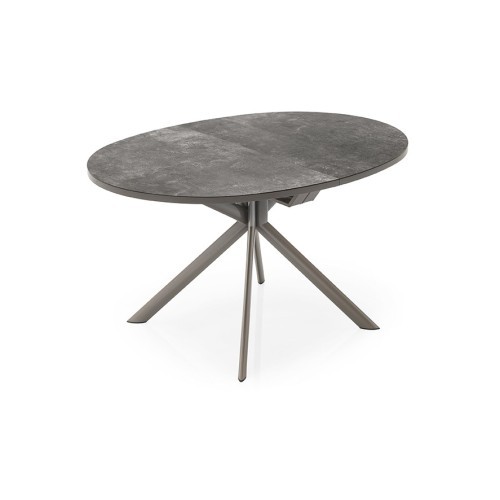 Table extensible Connubia Giove CB4739-E 140 avec structure métallique et plateau au choix de 140 (190) x 100 cm