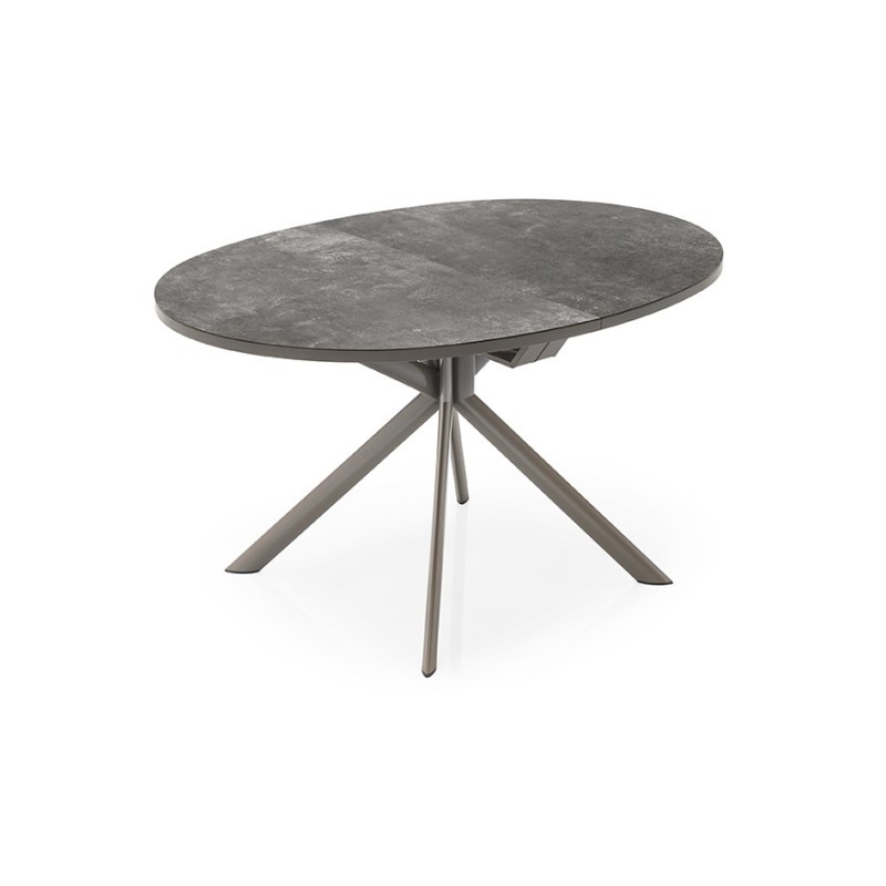  Table extensible Connubia Giove CB4739-E 140 avec structure métallique et plateau au choix de 140 (190) x 100 cm