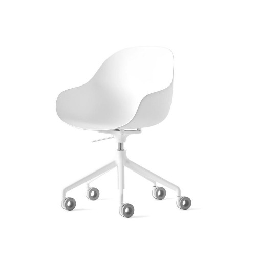 Connubia Home Office Academy Chair CB2145 with aluminum structure and polypropylene seat of h. 92 (81) cm