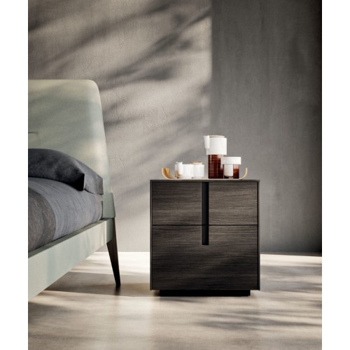 Orme Bedside table 2 drawers Ilo A2E07040 of 46.9 cm and h. 49 cm