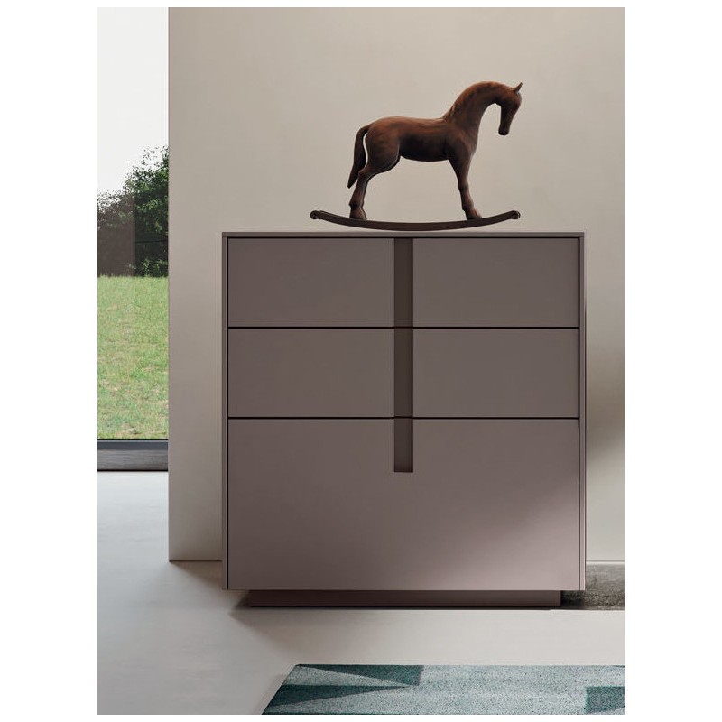  Orme Bedside table 3 drawers Ilo A2E07042 56.9 cm and h. 55.2 cm
