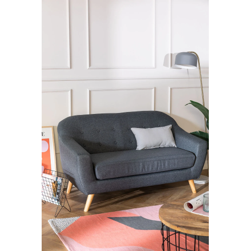 Oppy Home AKTIC 2 seater sofa in linen 148x83 cm