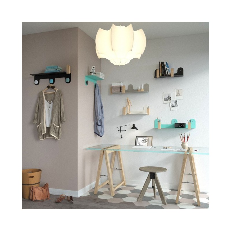  Maconi Shelf Onda 925 in metal 70 cm