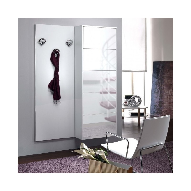  Maconi Family étagère à chaussures 862 en bois avec miroir collection Shoe Holder 15 paires - profondeur 17 cm