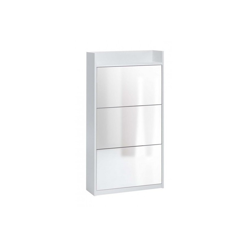  Maconi Family 868 shoe rack in wood with mirror of 27 pairs Shoe Holder collection series - depth 35 cm