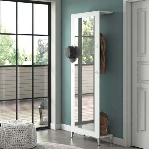 Maconi Specchiera appendiabiti Family 304 in legno da 64 cm