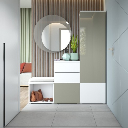 Maconi Espejo redondo 318 en cristal de 80 cm
