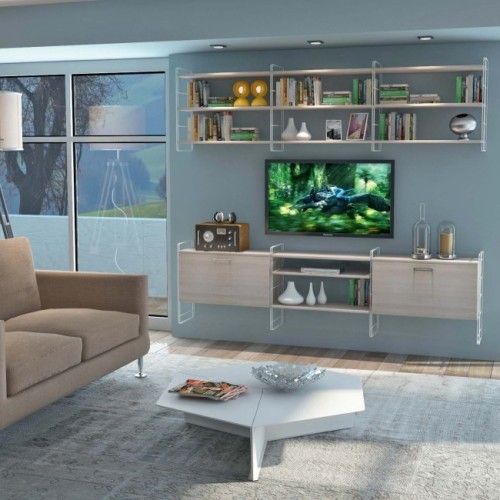 Table basse hexagonale Maconi Drink 1075 en 80 cm et h. Collection Table basse série 35 cm