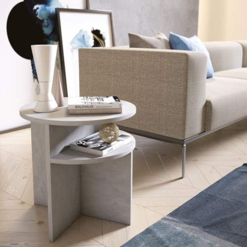 Table basse Maconi Up and Down 1147 en bois de 50 cm et h. Collection de tables basses série 50 cm