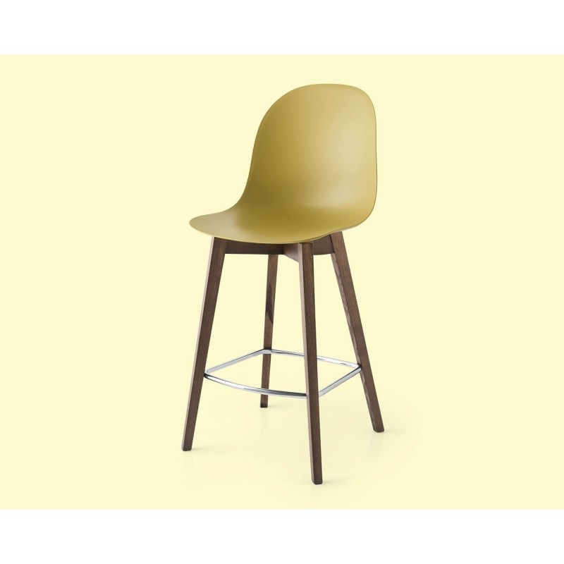  Tabouret Connubia Academy CB1672 avec structure en bois et assise au choix, hauteur 106 cm