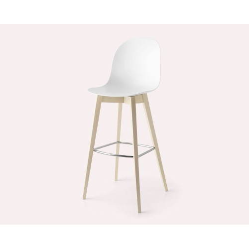 Connubia Academy CB1673 stool with wooden structure of h. 121 cm