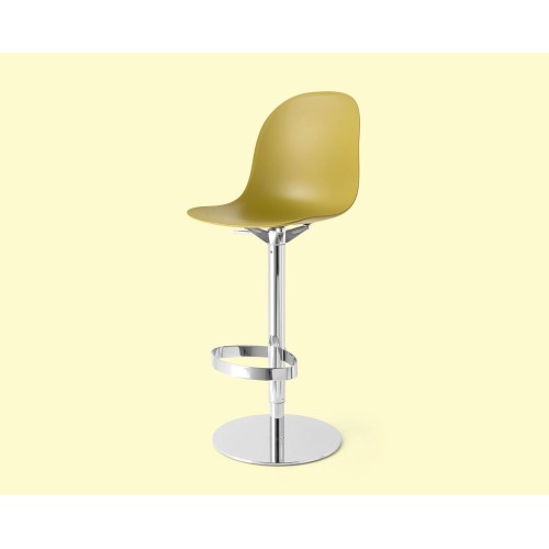 Connubia Academy CB1676 swivel stool with metal structure of h. 123 (104) cm