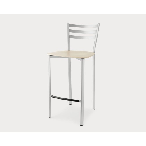Tabouret Connubia Ace CB1329 avec structure en métal et assise au choix, hauteur 92 cm.