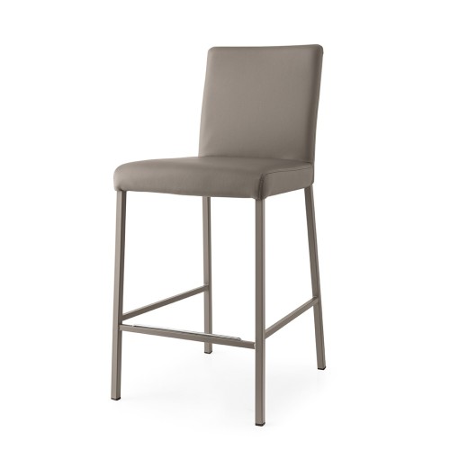 Connubia Stool Garda CB1688 with metal frame and seat in ekos from h. 98 cm