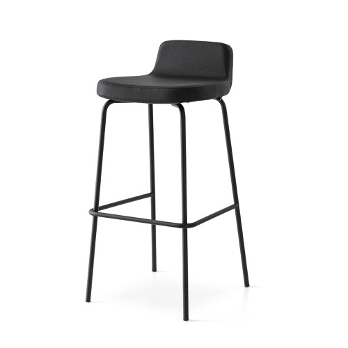 Connubia Riley CB2116 stool with metal structure from h. 91 cm