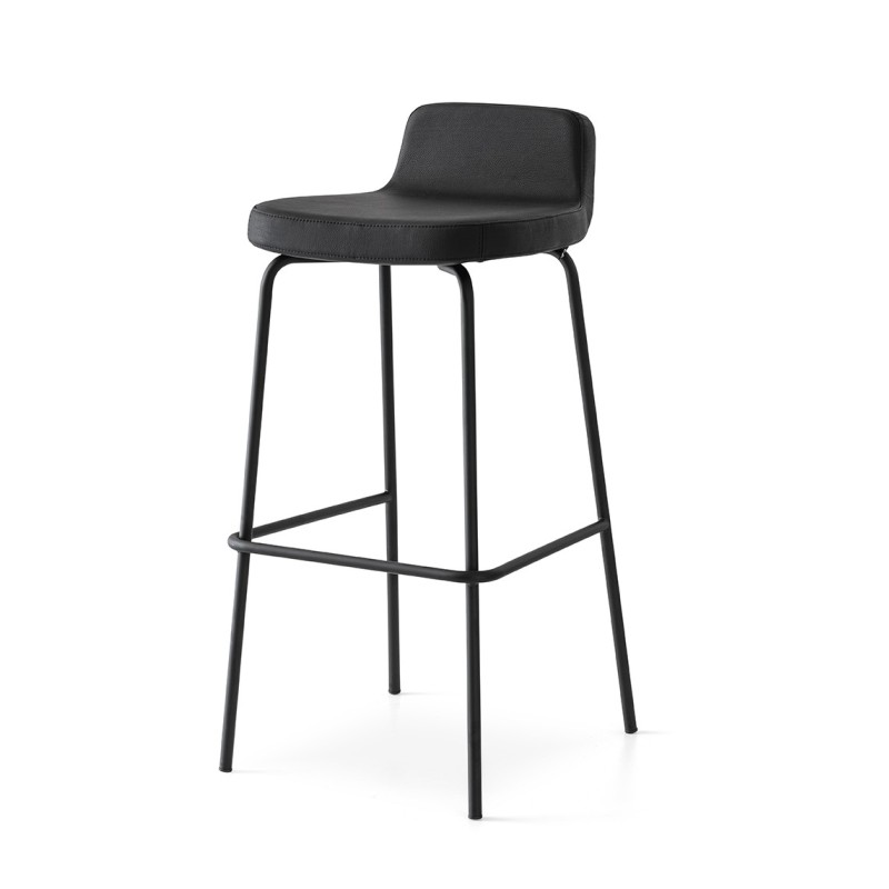  Tabouret Connubia Riley CB2116 avec structure en métal et assise au choix, hauteur 91 cm
