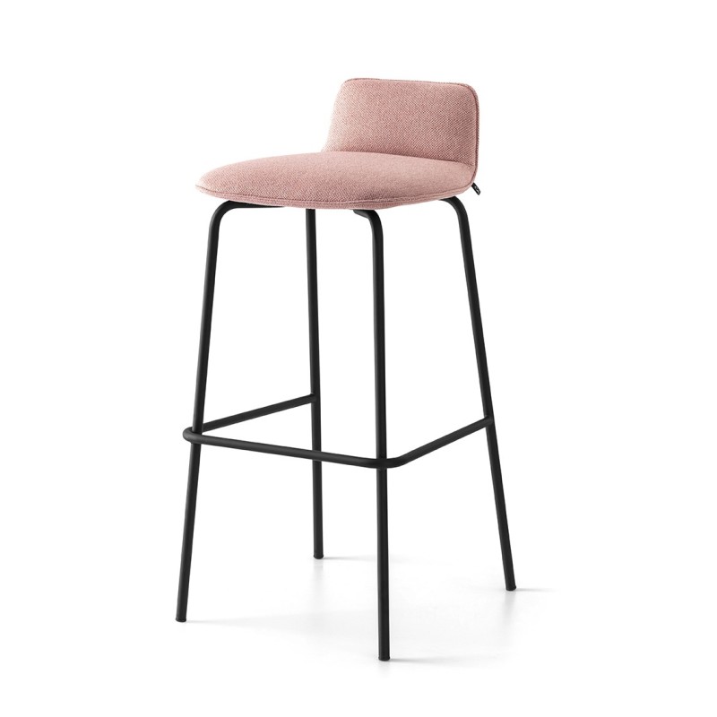  Connubia Riley Soft CB2116-A stool with metal frame and seat of your choice, height 91 cm.