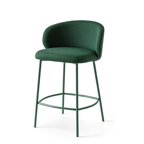 Tabouret Connubia Tuka CB1995-MTO avec structure en métal et assise au choix, hauteur 88 cm.