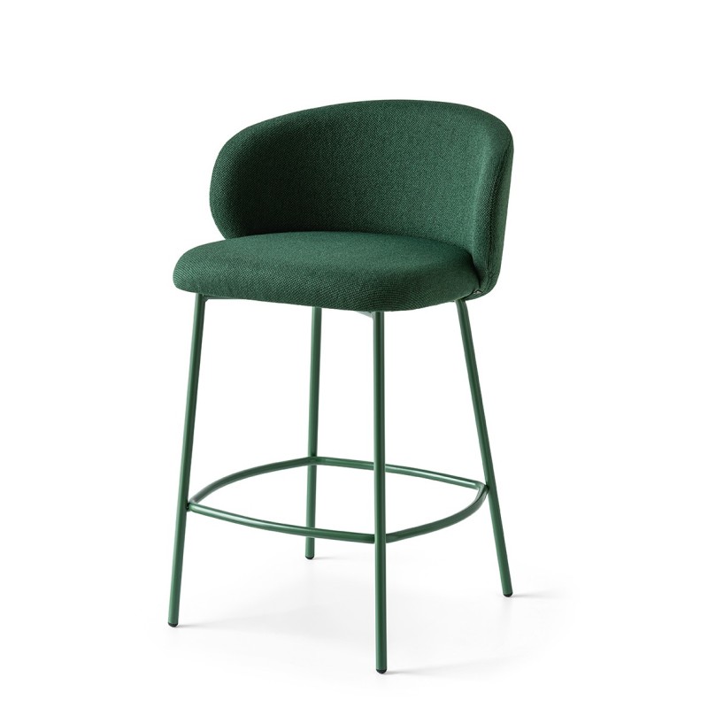  Connubia Tuka CB1995-MTO stool with metal frame and seat of your choice, height 88 cm.