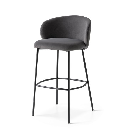Connubia Stool Tuka CB1996-MTO with metal structure from h. 98 cm