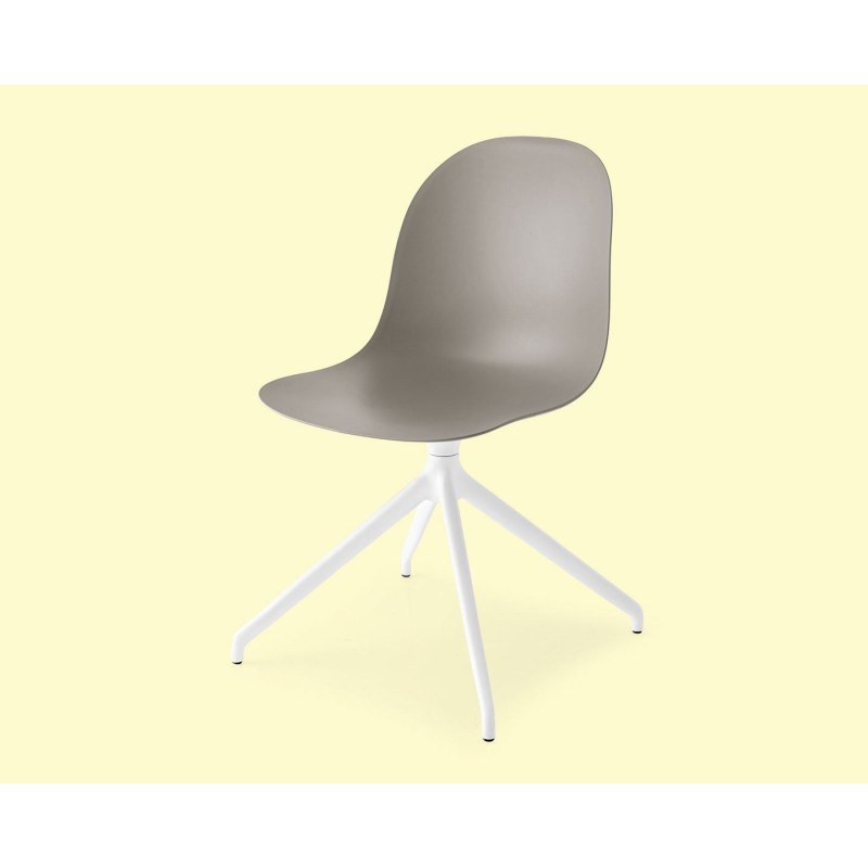  Silla giratoria Connubia Academy CB1694-MTO de 180° con estructura de aluminio y asiento a elegir.