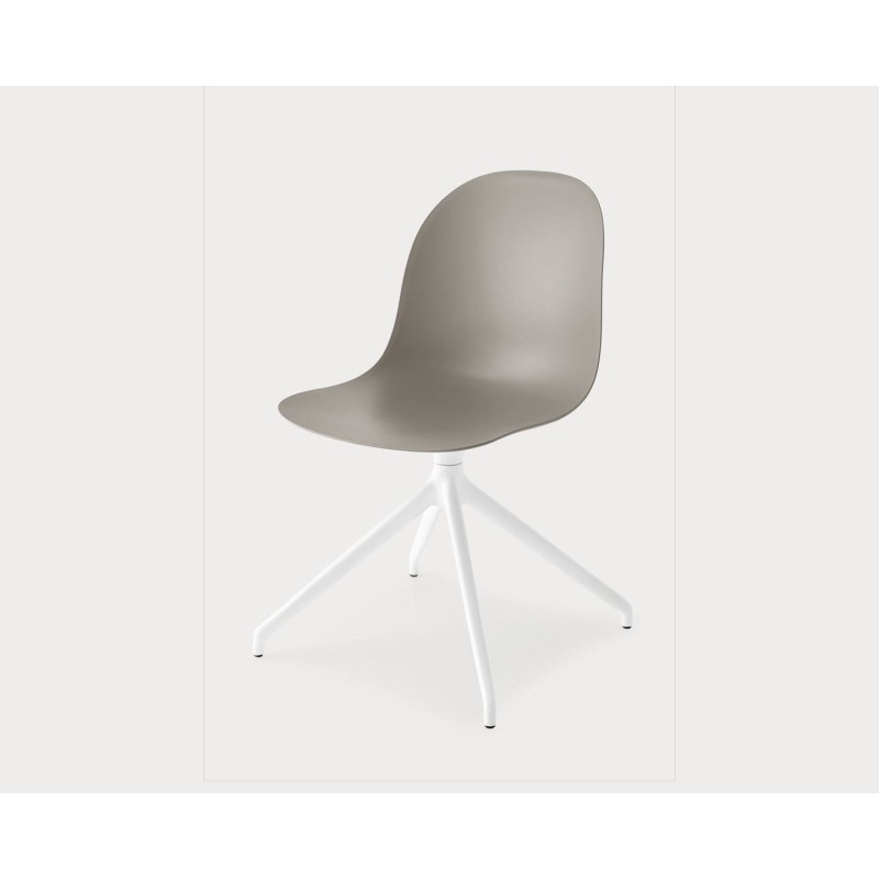  Chaise pivotante à 360° Connubia Academy CB1694 avec structure en aluminium et assise au choix