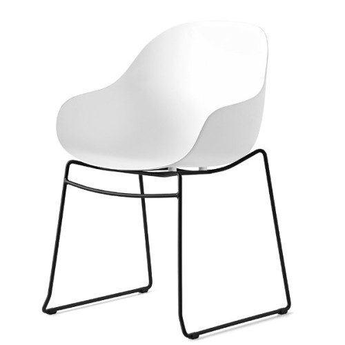 Connubia Chair Academy CB2143 with metal frame and polypropylene seat of h. 83 cm