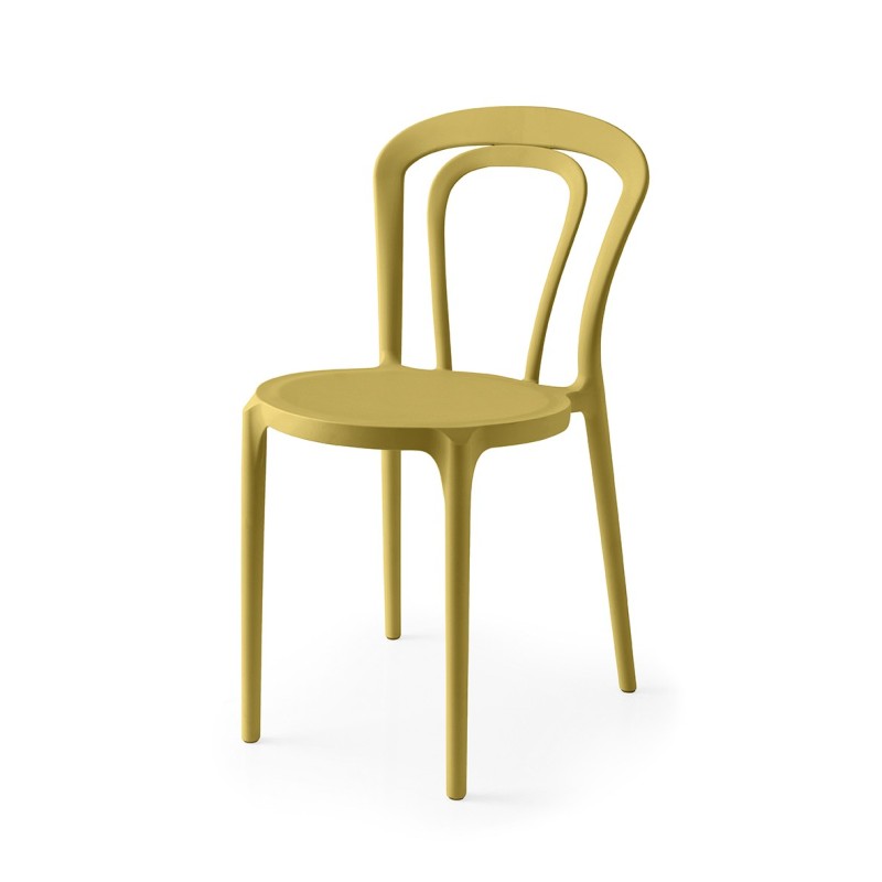 Connubia Coffee Chair CB1970 in polypropylene from h. 83 cm