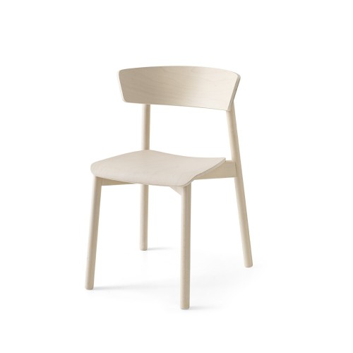 Connubia Clelia CB2120-A chair in beech h. 77 cm