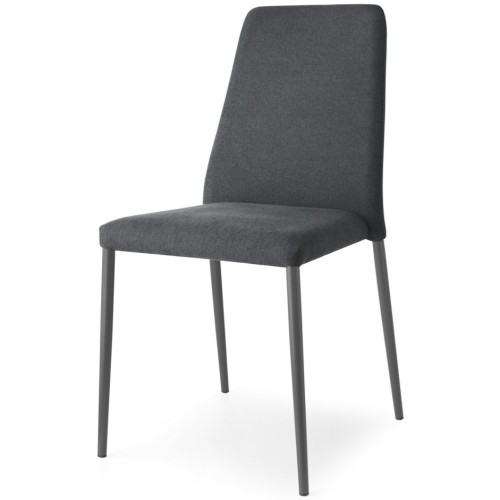 Connubia Club chair CB1462 with metal structure of h. 91 cm