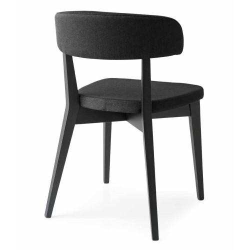 Connubia Chair Siren CB1536 with wooden structure from h. 77 cm