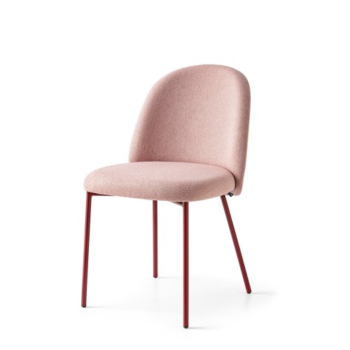 Connubia Tuka CB1993 chair with metal structure of h. 81 cm