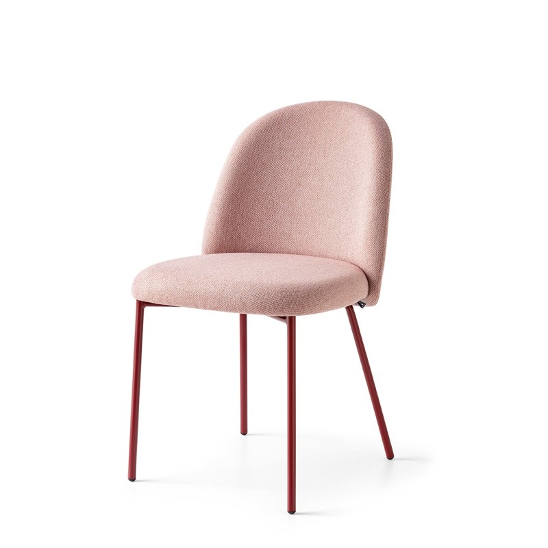  Silla Connubia Tuka CB1993-MTO con estructura metálica y asiento a elegir.