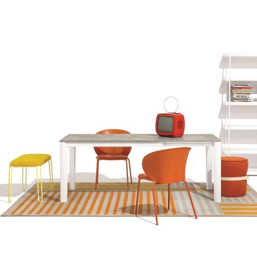 Connubia Sedia Tuka CB2134 con struttura in metallo e seduta in polipropilene - Con braccioli - IN PROMOZIONE CON VOUCHER FINO AL 14/09