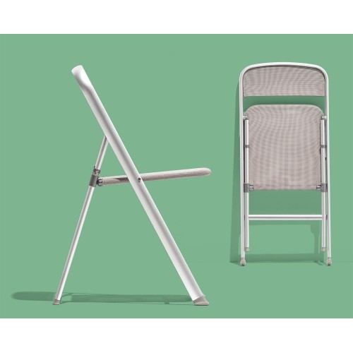 Connubia Sedia pieghevole Alu CB205 con struttura in alluminio e seduta in tessuto sintetico net - IN PROMOZIONE CON VOUCHER FINO AL 14/09