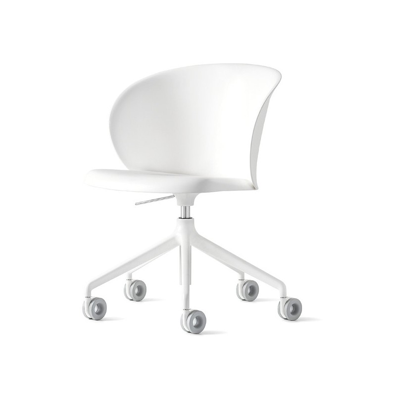  Connubia Home Office chaise pivotante Tuka CB2126 avec structure en aluminium de h. 83 (73) cm