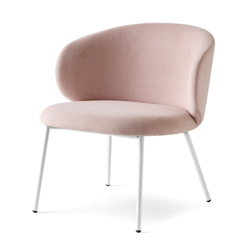 Connubia Sedia lounge Tuka CB2114-MTO con struttura in metallo e seduta a scelta - Con braccioli - IN PROMOZIONE CON VOUCHER FINO AL 14/09