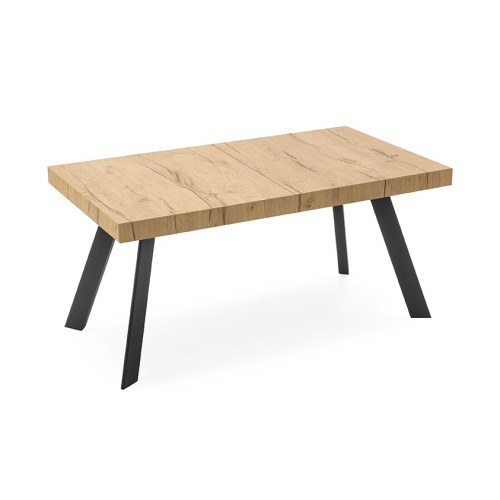 Connubia Table extensible Bold CB4795-R 160 avec pieds en hêtre et plateau en mélaminé 160 (310) x90 cm