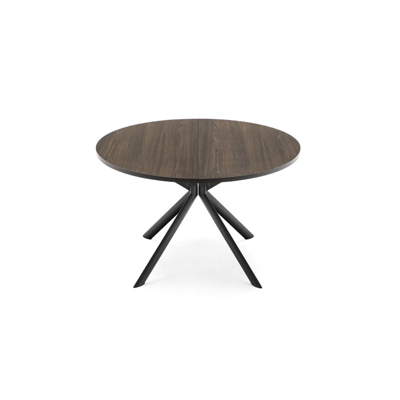  Mesa extensible Connubia Giove CB4739-D 120 con estructura metálica y tablero a elegir de 120 (165) x 120 cm.