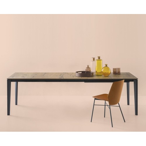 Connubia Pentagon CB4797-R 160 C extendable table with metal legs 160 (310) x90 cm