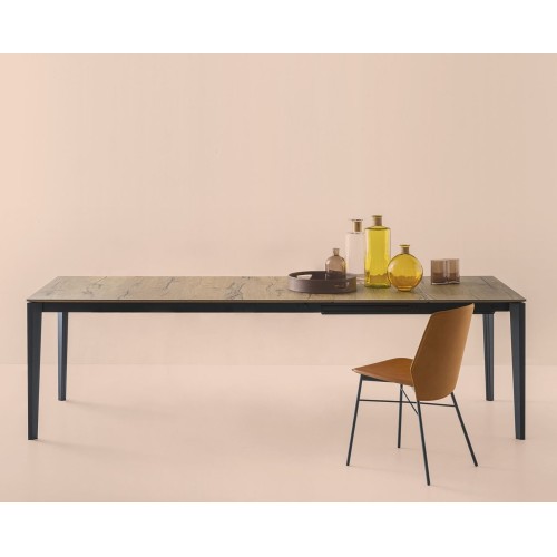 Table extensible Connubia Pentagon CB4797-R 160 C avec structure métallique et plateau au choix de 160 (310) x 90 cm