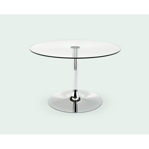 Connubia Fixed round table Planet CB4005-FD 120 with metal column Ø120 cm