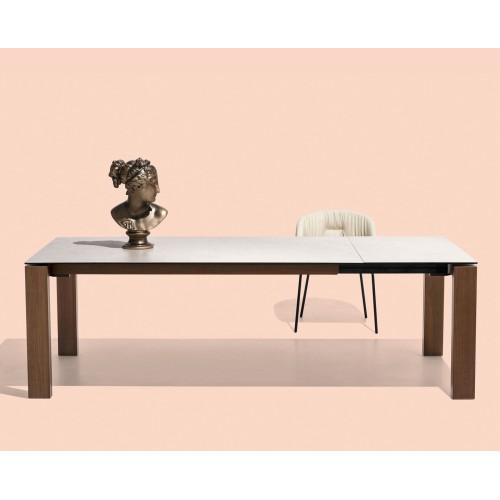 Connubia Sigma CB4069-R 180 extendable table with 180 (240) x100 cm veneered legs