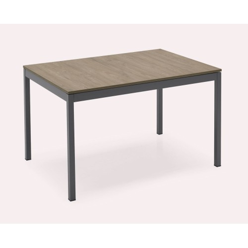 Connubia Snap CB4085-R 110 extendable table with metal legs and melamine top 110 (160) x70 cm