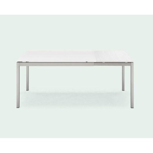 Table extensible Connubia Snap CB4085-R 120 avec structure métallique et plateau en mélamine de 120 (180) x 80 cm