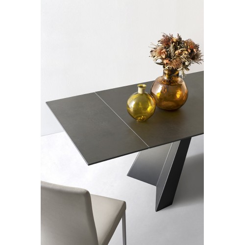 Connubia Extendable table Wings CB4801-R 150 with metal frame and ceramic top 150 (230) x90 cm