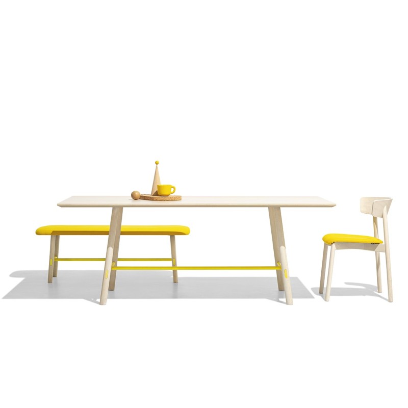  Table fixe Connubia Yo! CB4805-FR 160 en bois de 160x90 cm