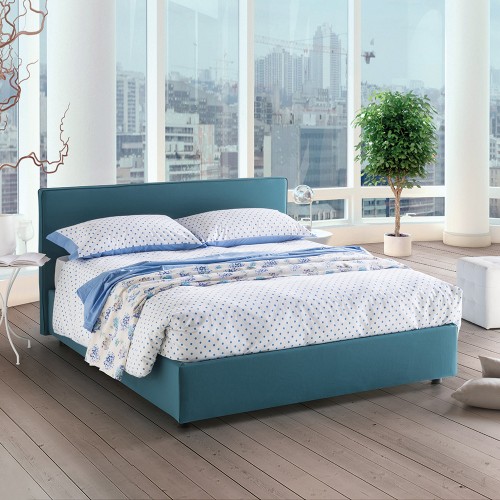 Dalè French bed Ninfea with or without container of 155x205 cm