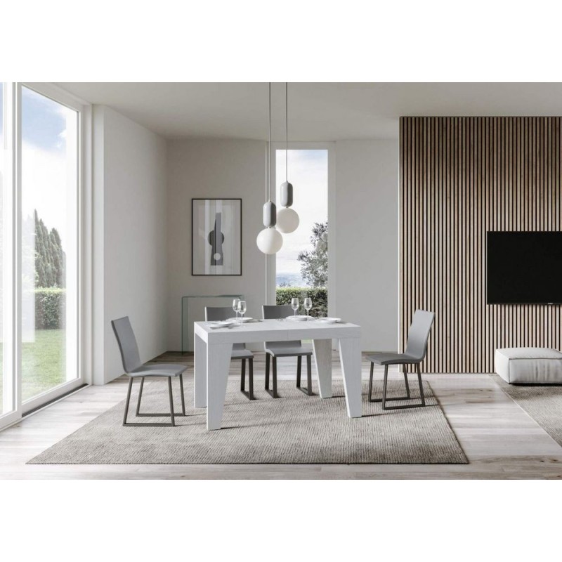  Table extensible Itamoby Naxy en mélamine mesurant 130 (390) x90 cm