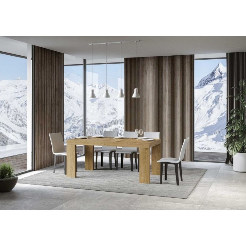 Itamoby Extendable table Roxell in melamine 160 (420) x90 cm